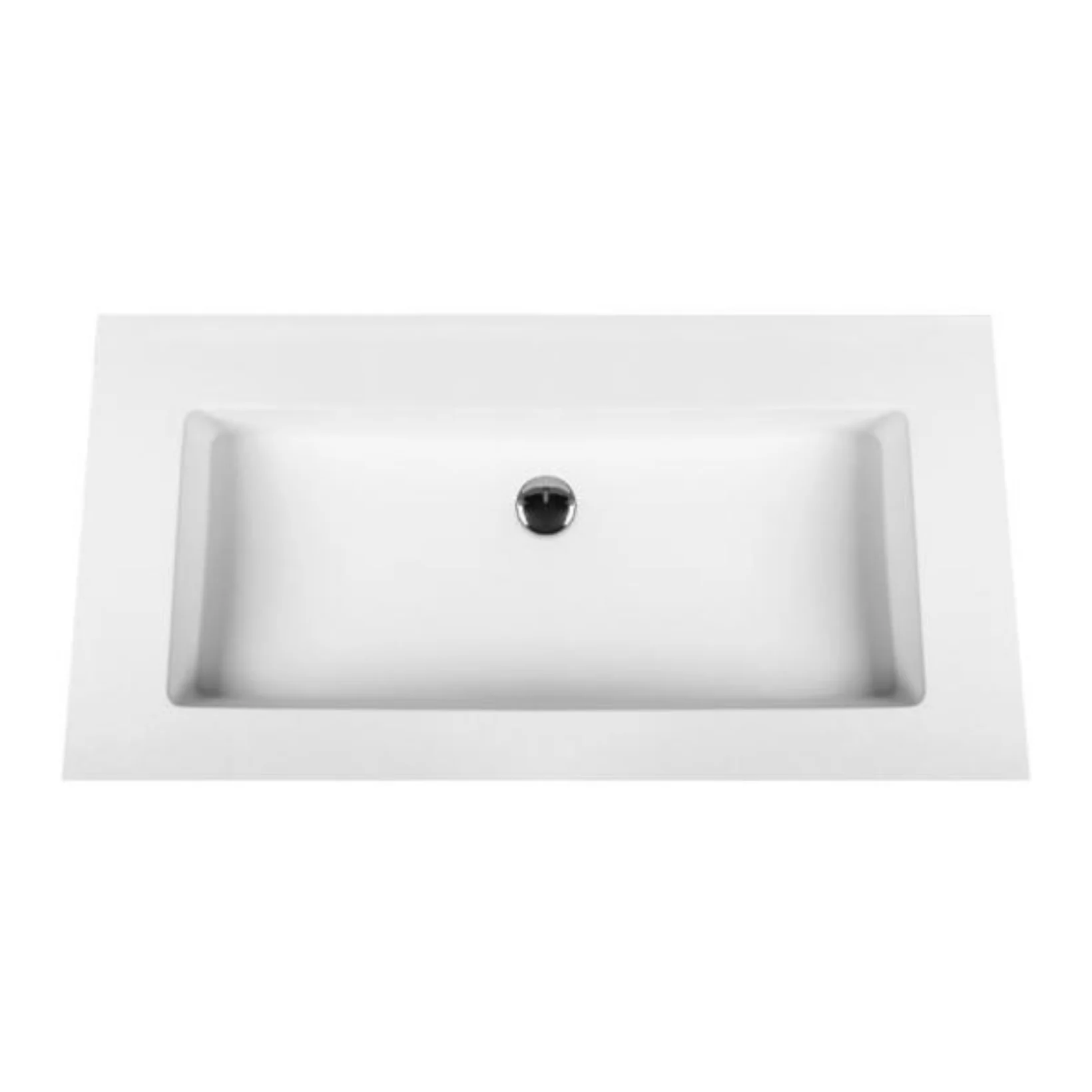 ALONI Solid Surface Wastafel – Zonder Kraangat