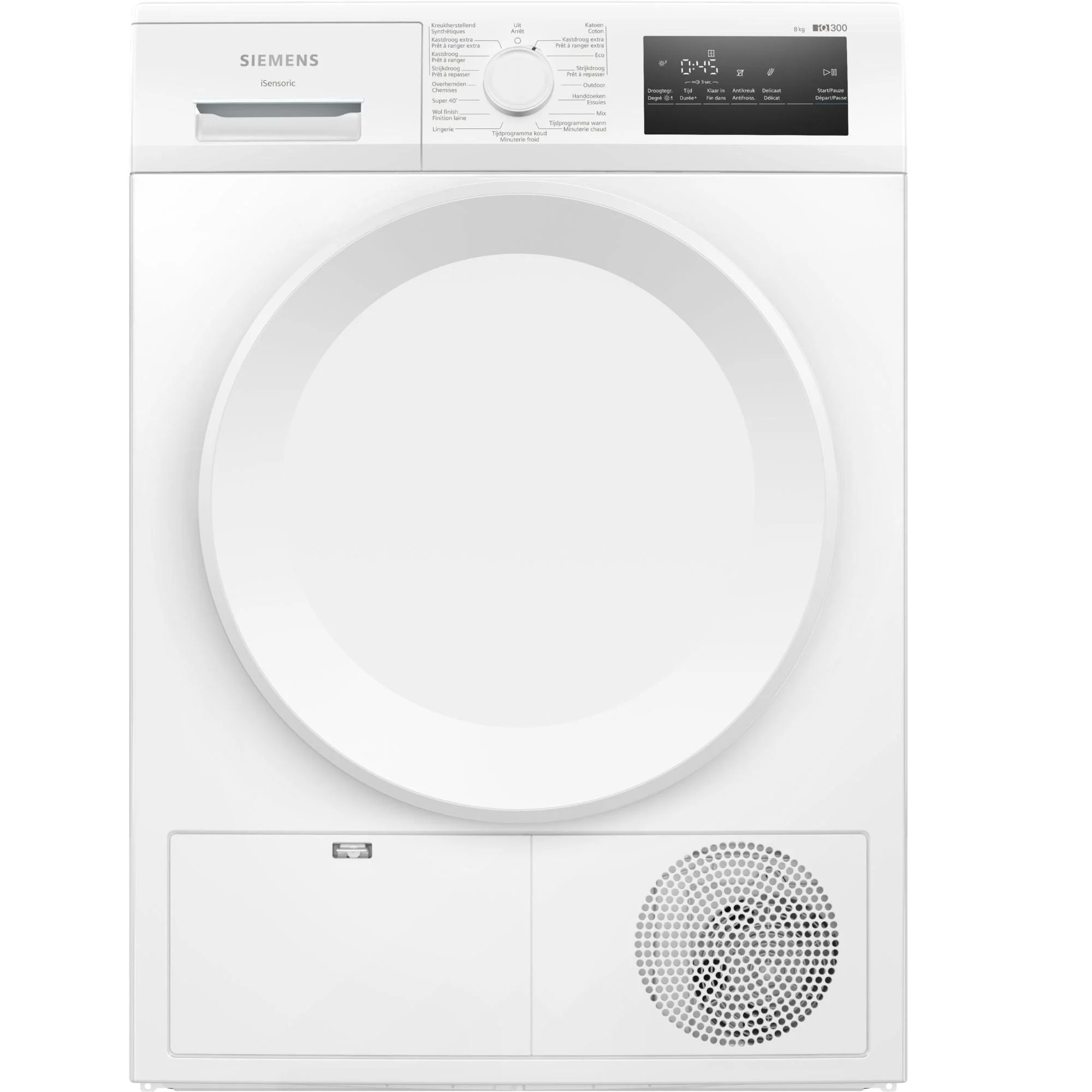 Siemens WT43H00AFG – iQ300 – Droogkast met warmtepomp – 8 kg