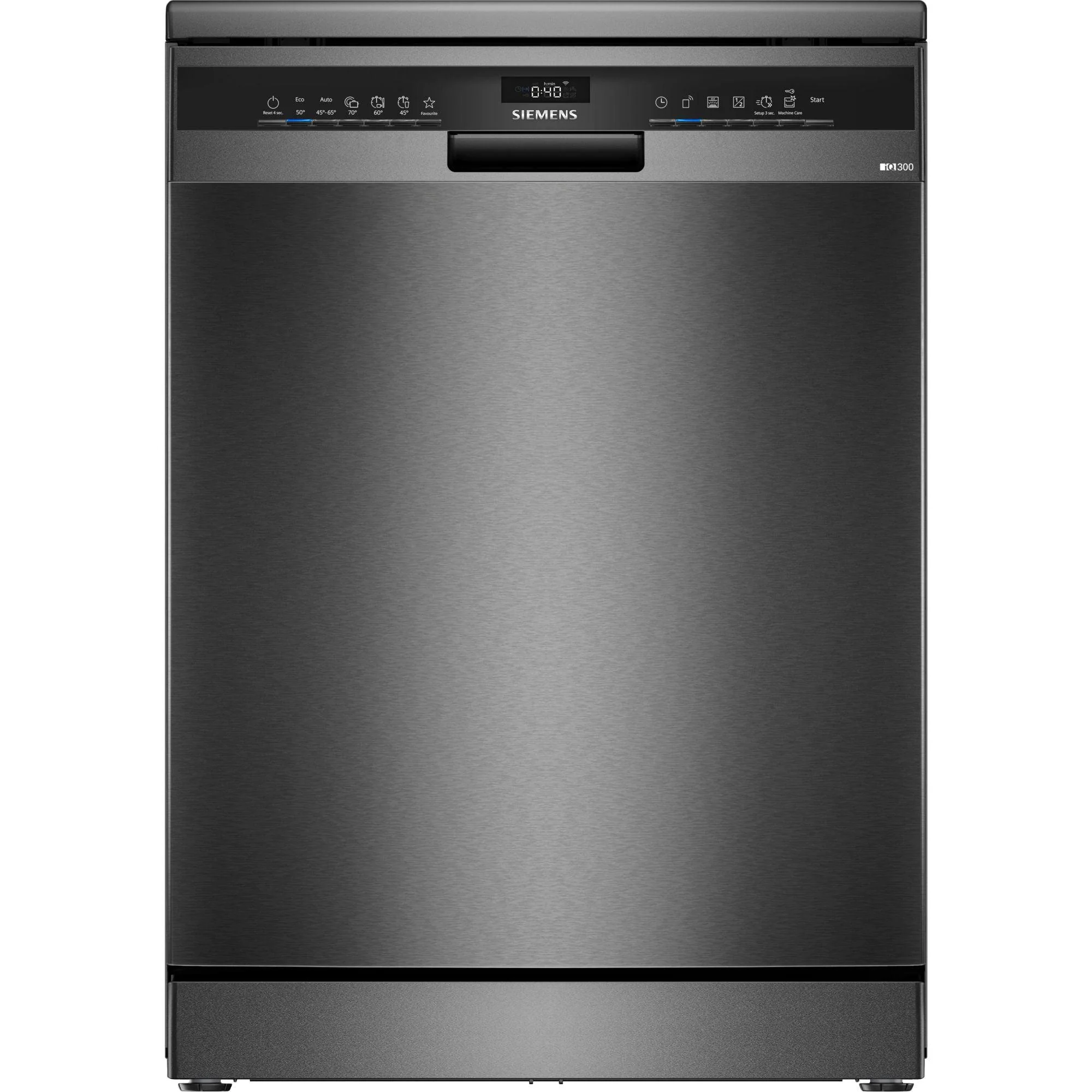 Siemens SN23EC22AE – iQ300 – Vrijstaande vaatwasser – 60 cm – Zwart geborsteld staal AntiFingerprint