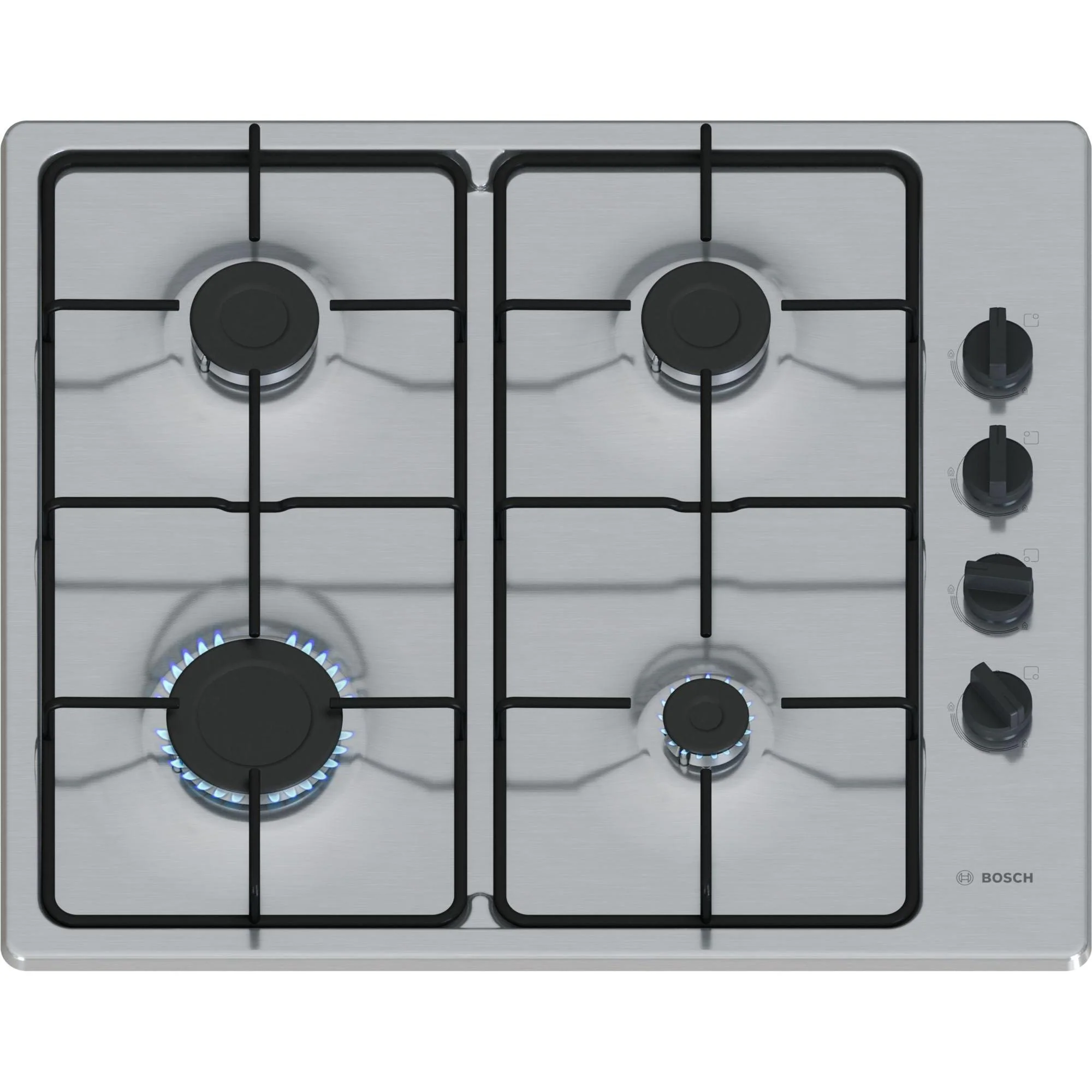 Bosch PBP6B5K80 – Serie 2 – Gaskookplaat – 60 cm – Inox