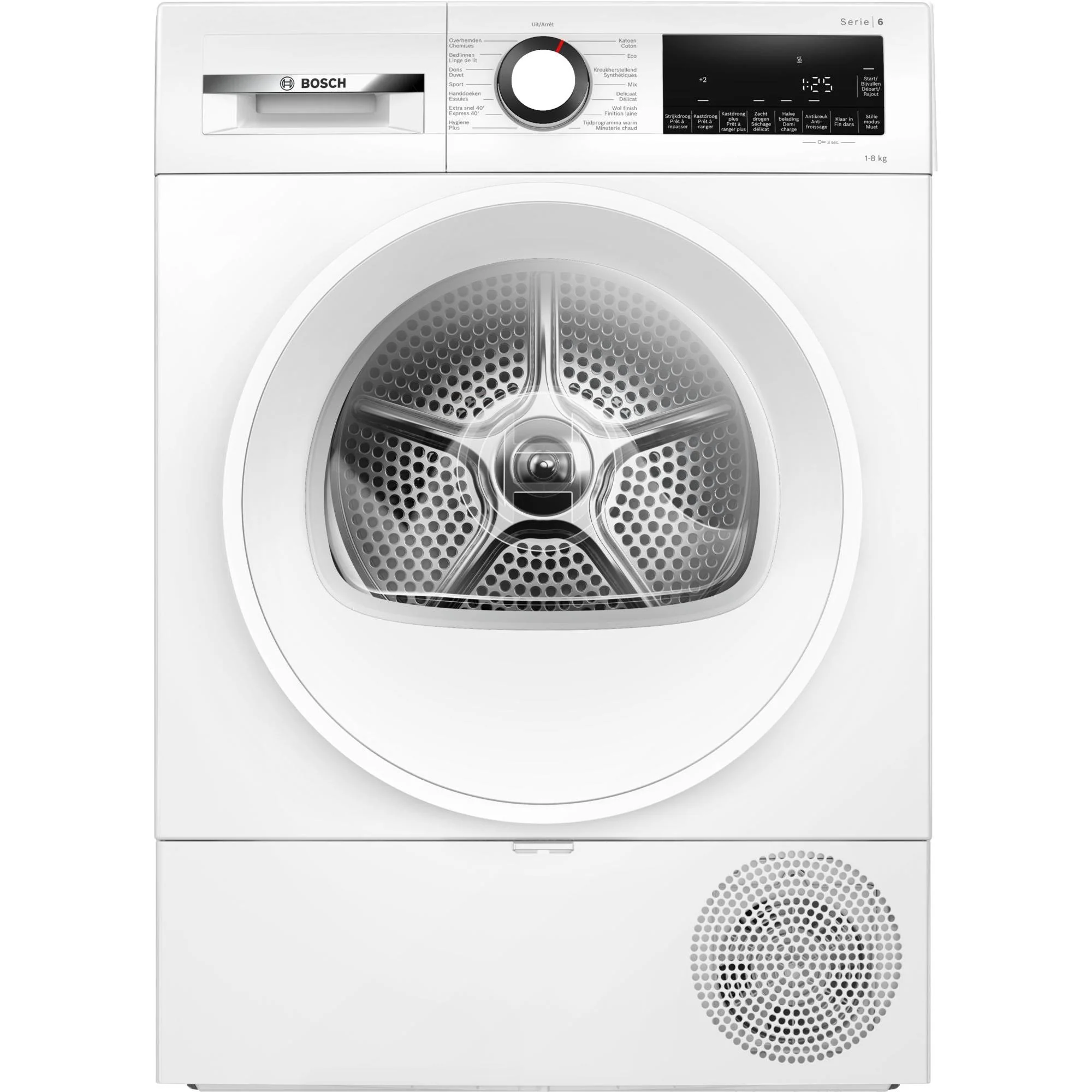 Bosch WQG133DEFG – Serie 6 – Droogkast met warmtepomp – 8 kg