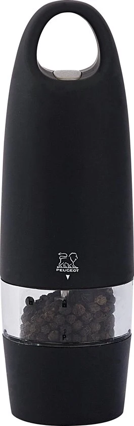 Peugeot Pepermolen Zest 17 cm Zwart – Elektrisch