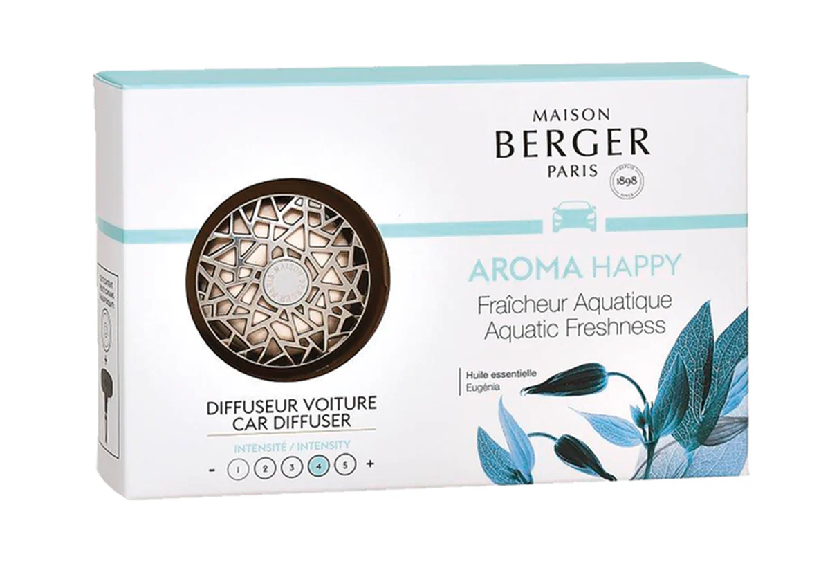 Lampe Berger Autoparfumset Aroma Happy – Positieve Auto Geur