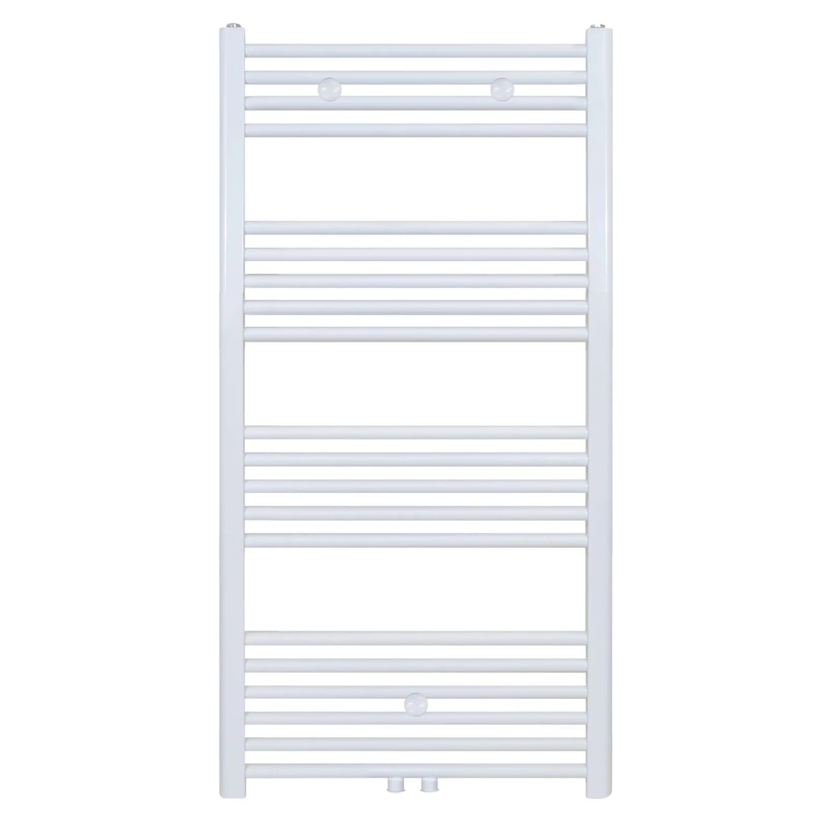 BELRAD Badkamer Radiator Mat Wit Geborsteld – Middenaansluiting