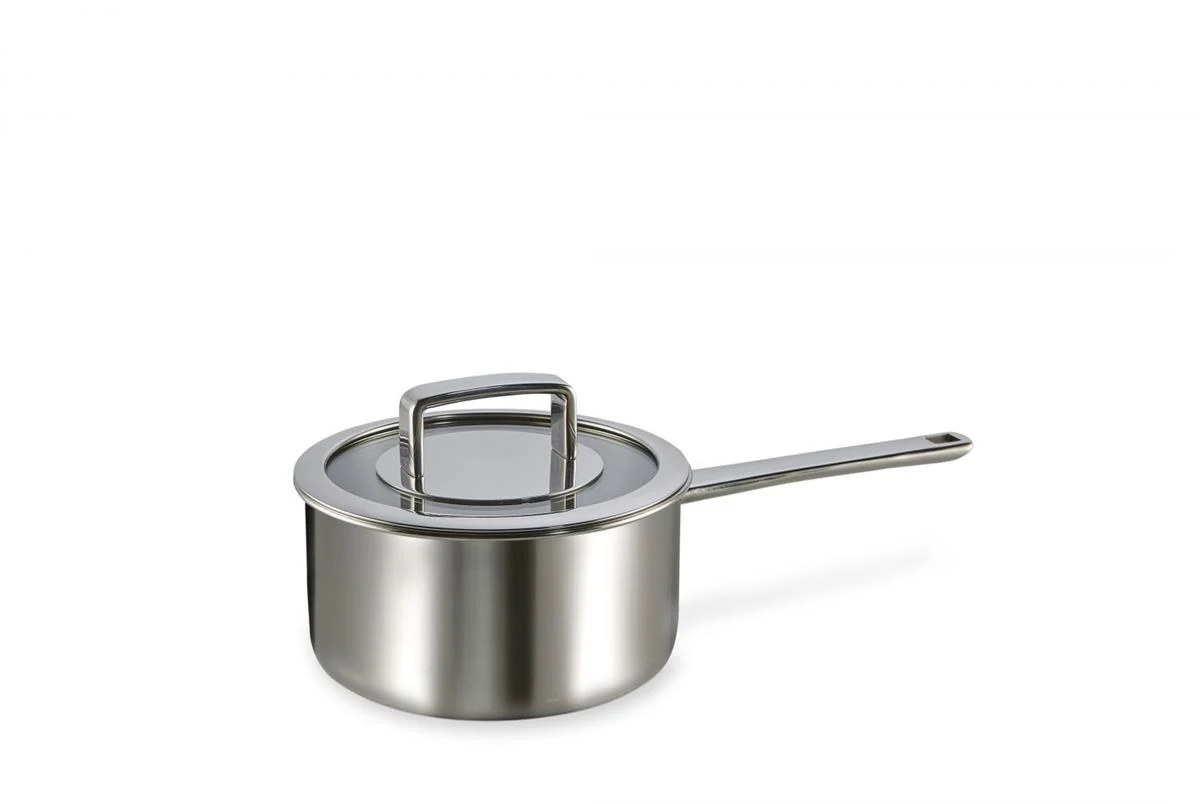Habonne Royal steelpan 16 cm met glasdeksel