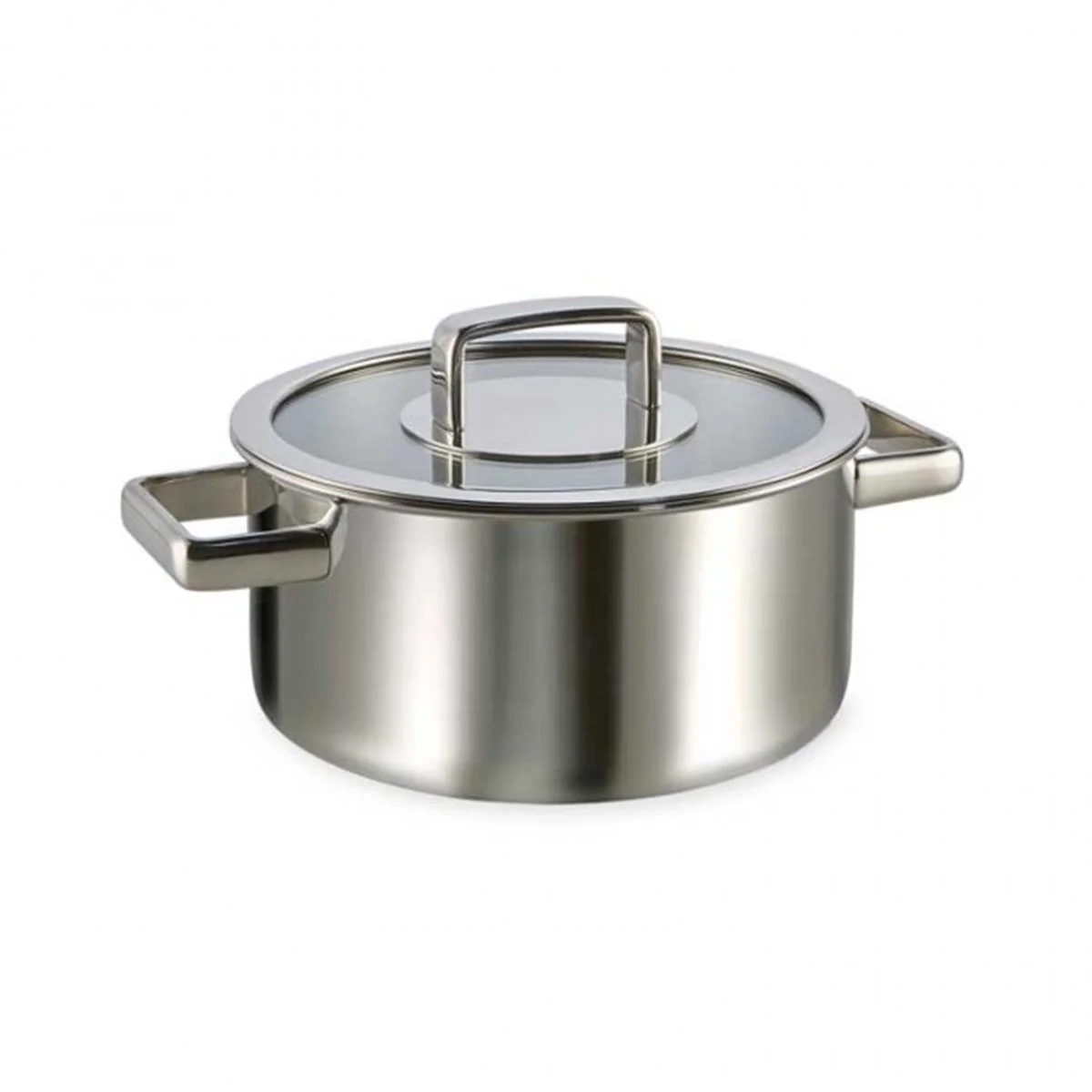 Habonne Royal kookpan Ø20 cm met glasdeksel – RVS
