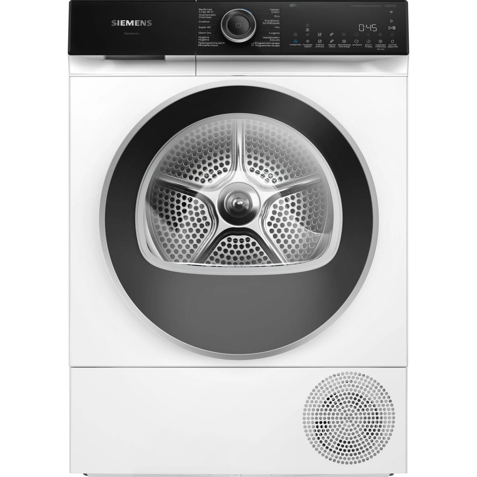 Siemens WQ46H2DEFG – iQ500 – Droogkast met warmtepomp – 9 kg