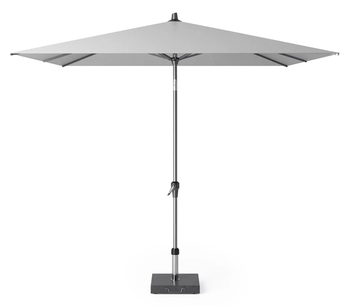 Platinum Riva parasol 2,5×2,5m – Lichtgrijs