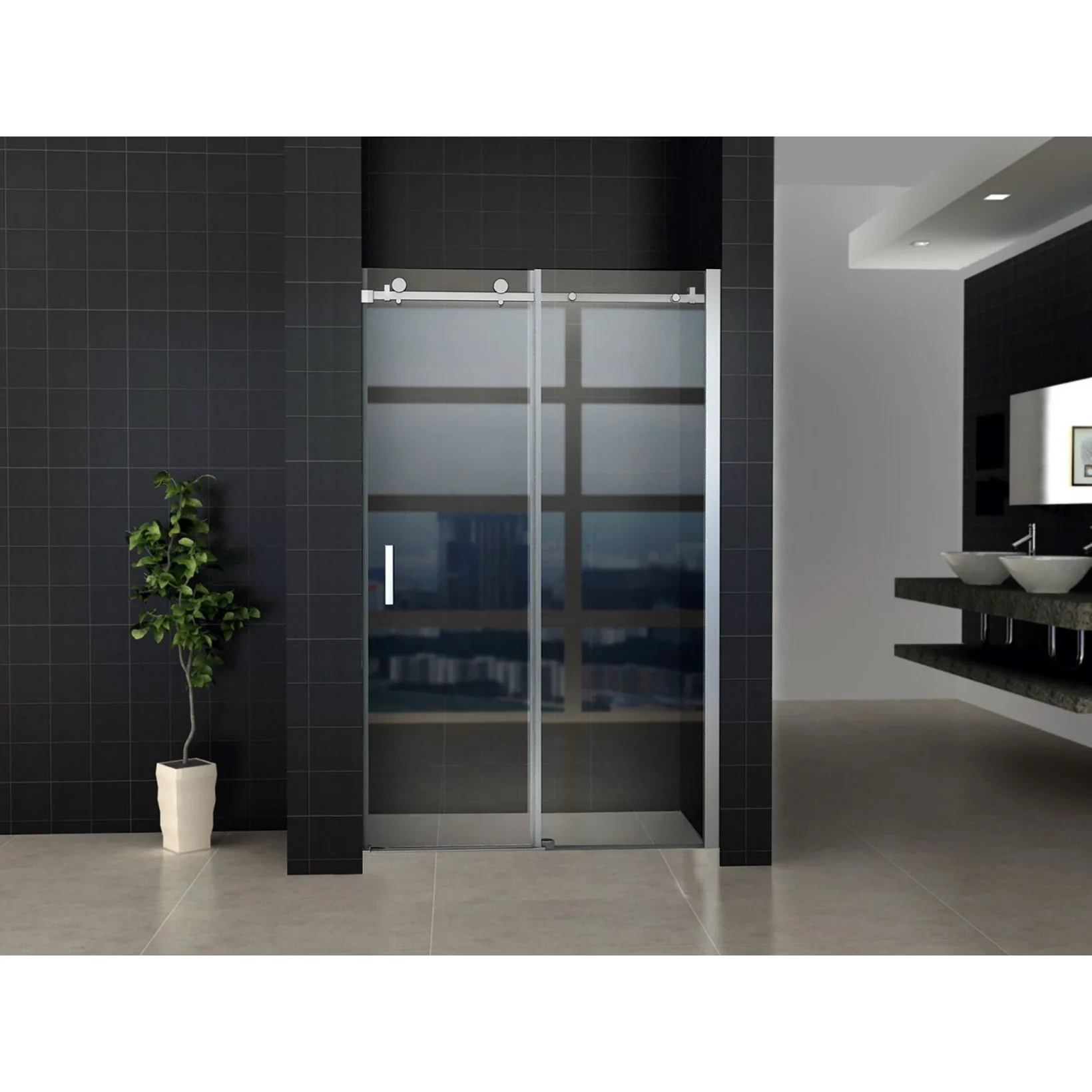 ALONI Douche Schuifdeur in Nis – 8 mm Veiligheidsglas