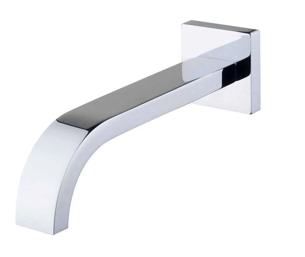 Wiesbaden Vierkant 25 cm 1/2″ Inbouwuitloop Chroom
