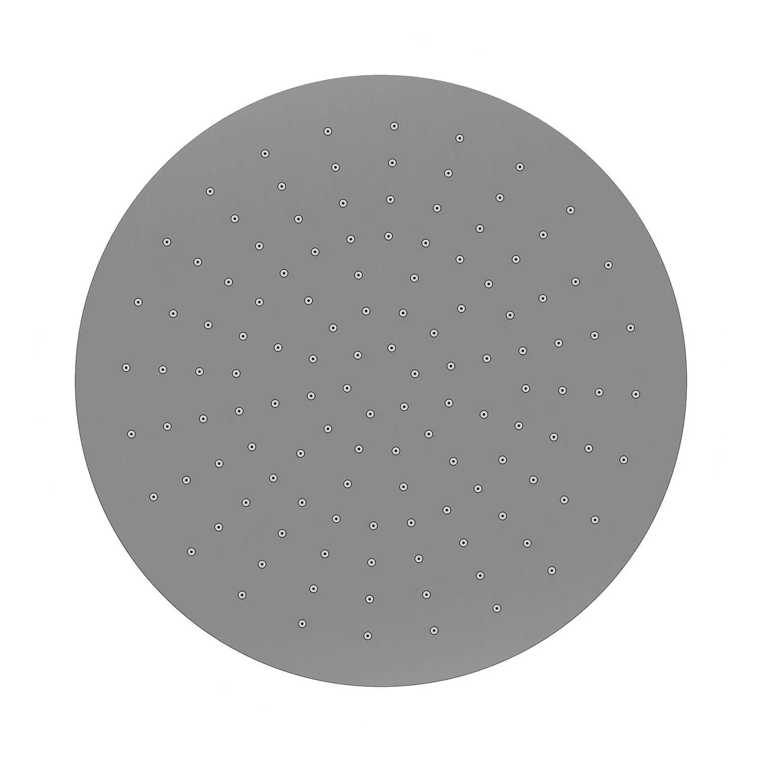 Luxe Ronde Hoofddouche Wiesbaden 30 Cm in Gunmetal