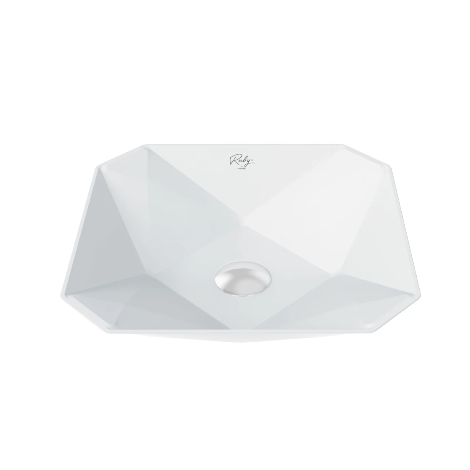 Creavit Ruby RB040 Waskom – Opbouw – Keramiek