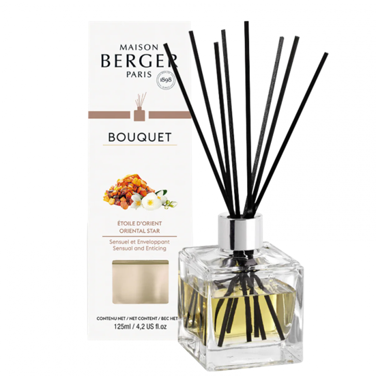 Lampe Berger Geurstokjes Cube Etoile d’Orient – Oriental Star 125 ml