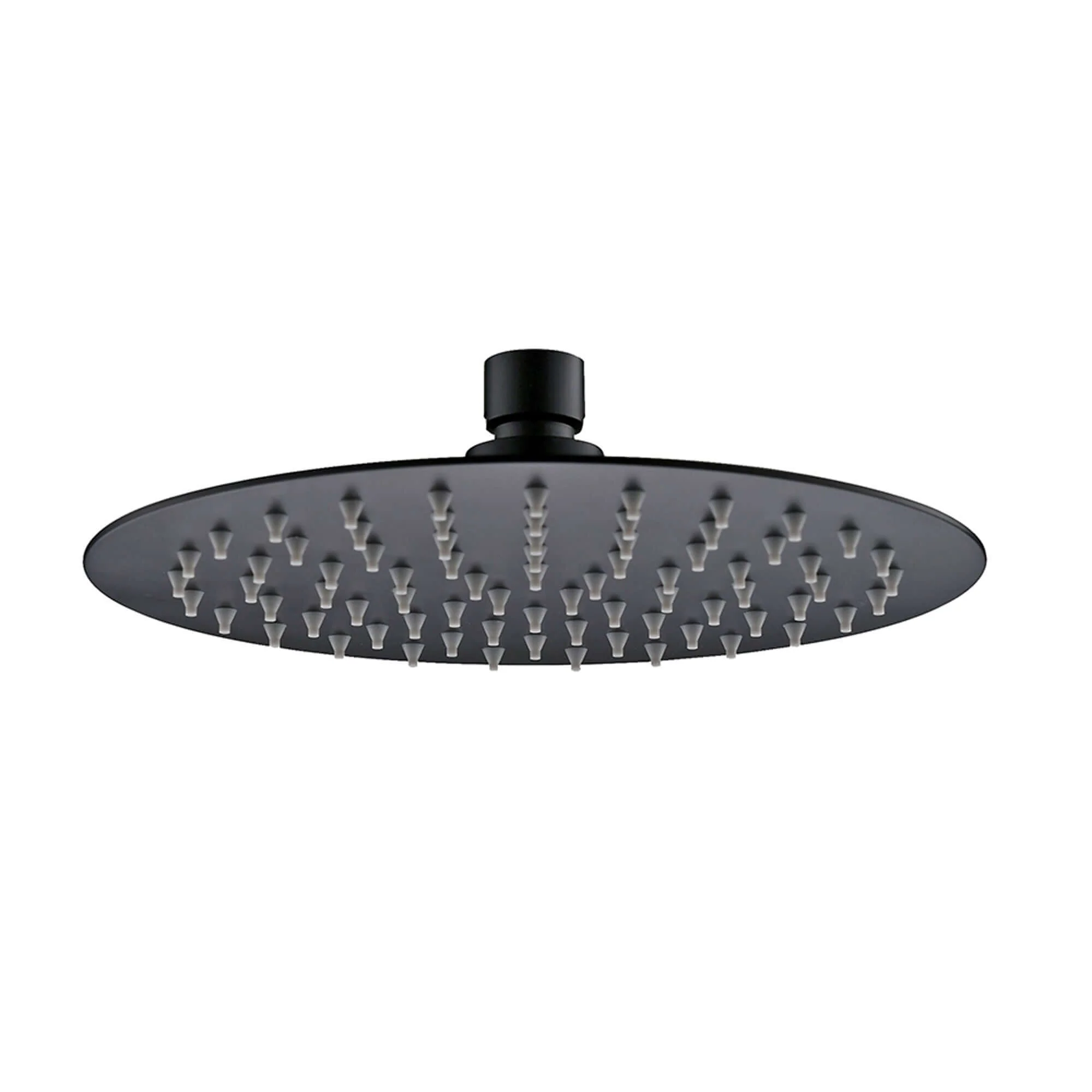 304-Ufo Ronde Hoofddouche Wiesbaden 25 Cm in Mat Zwart