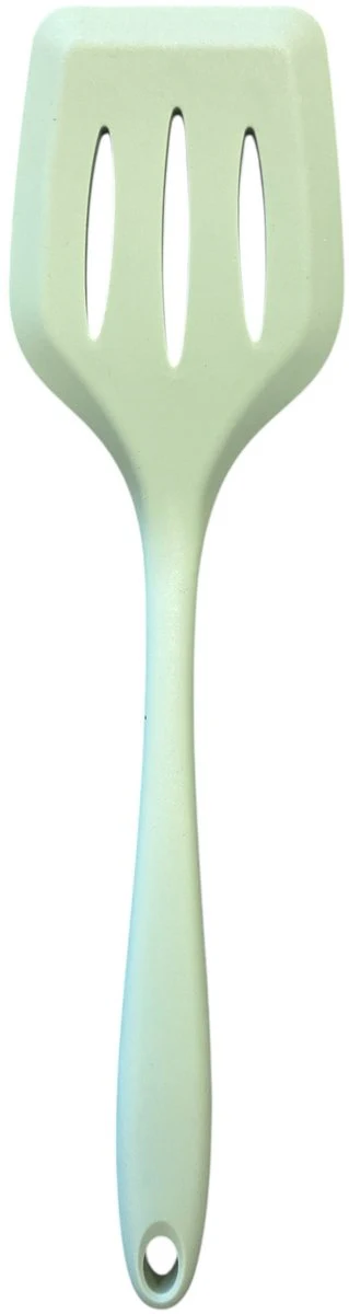 Basic Culinair Spatel met Gleuf – Frosted Mint