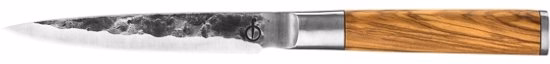 Forged Universeel Mes 12 cm – Handgemaakt RVS