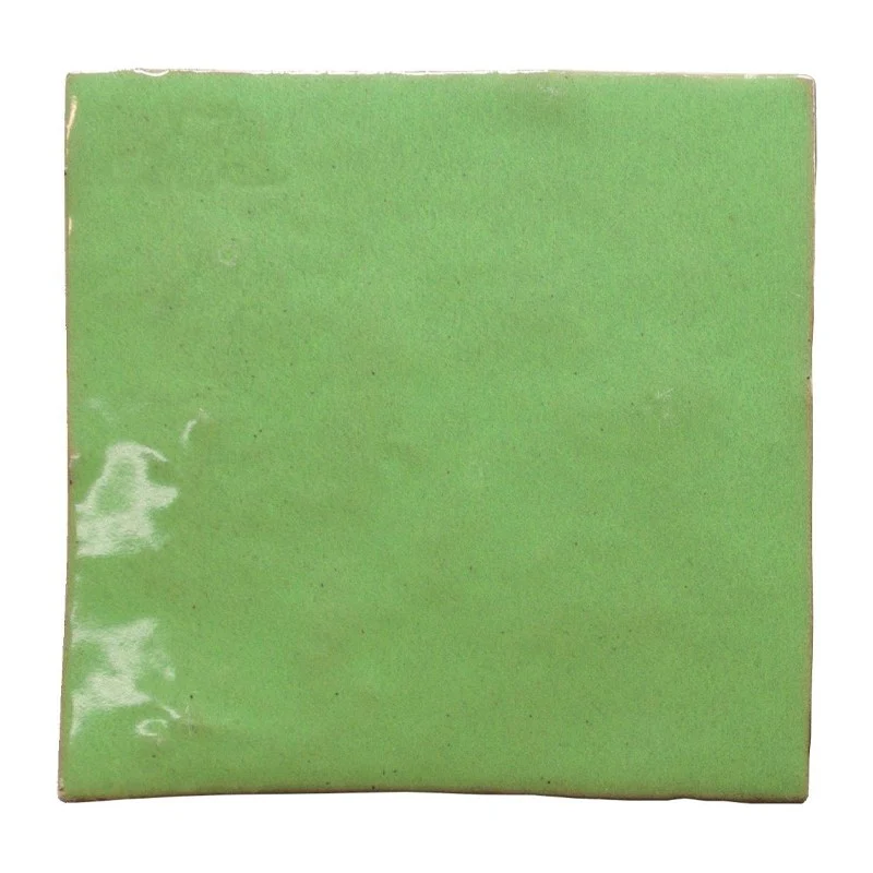 Marrakech ZELIJ Verde Hierba 10×10 cm