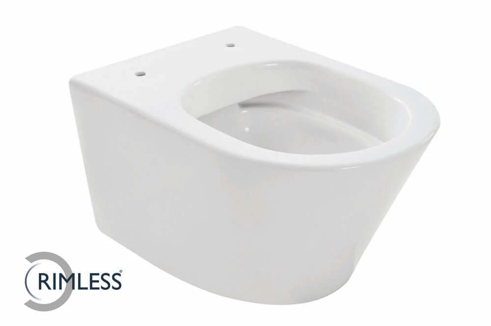 Vesta Randloos Wandtoilet Zonder Zitting Wit Wiesbaden