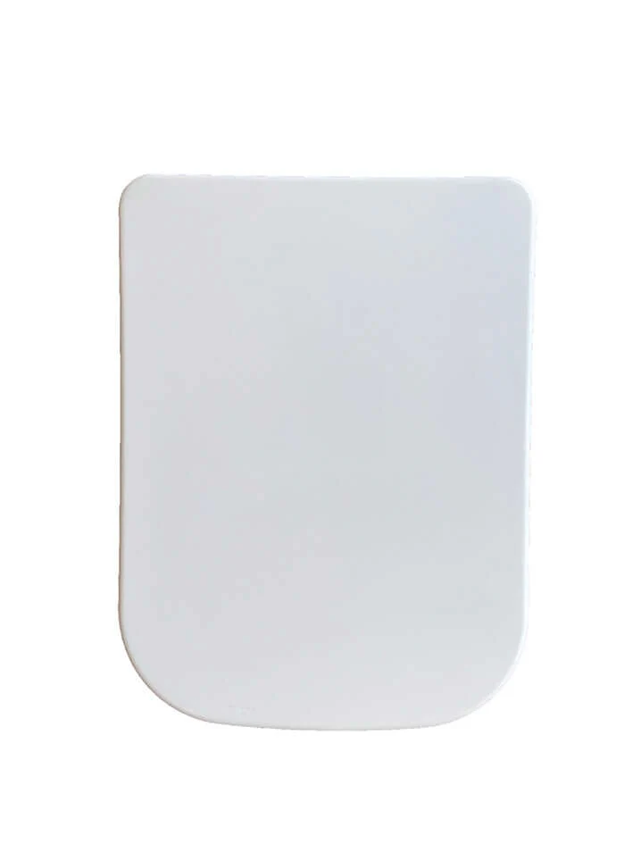 CarrÃ© Toiletbril met Deksel Wiesbaden Softclose in Wit