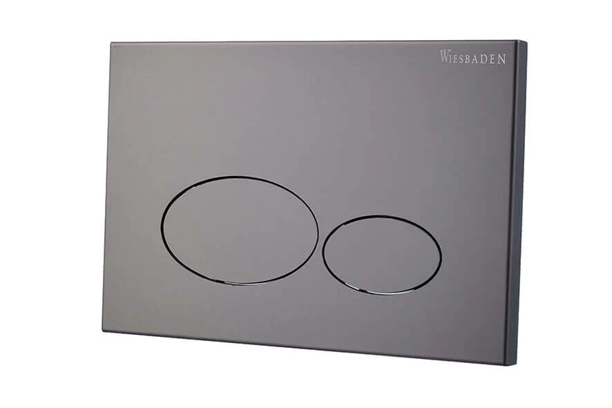 Drukplaat Wiesbaden X32 voor inbouwreservoir Gunmetal
