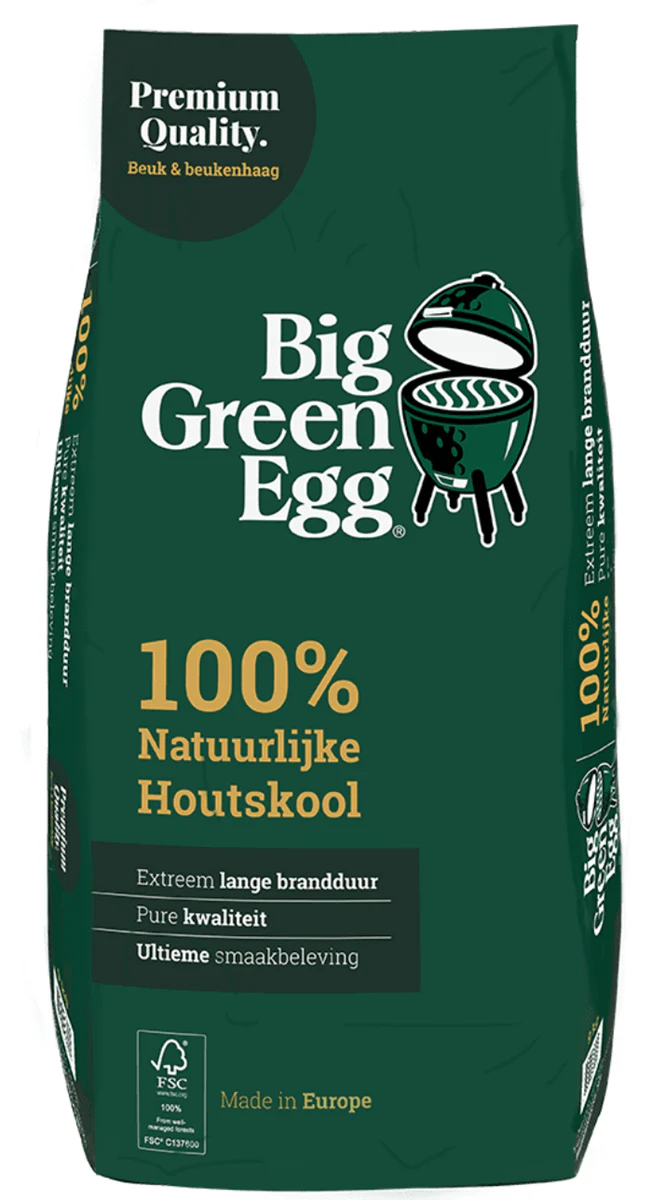 Big Green Egg Houtskool 9 kg – FSC, Lange Brandduur
