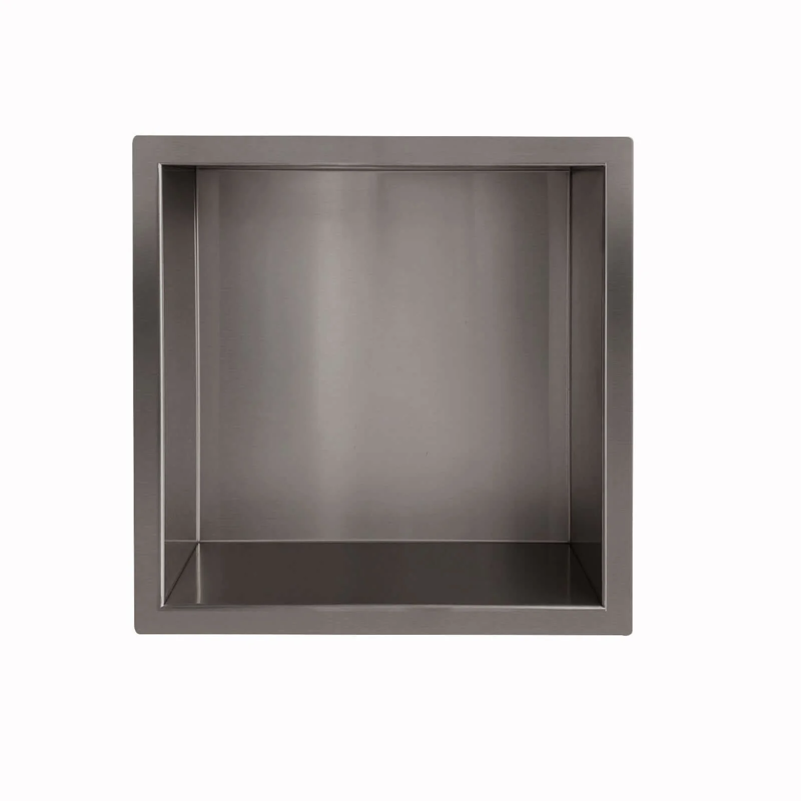 Demis inbouwnis 30 x 30 x 7 cm gunmetal PVD