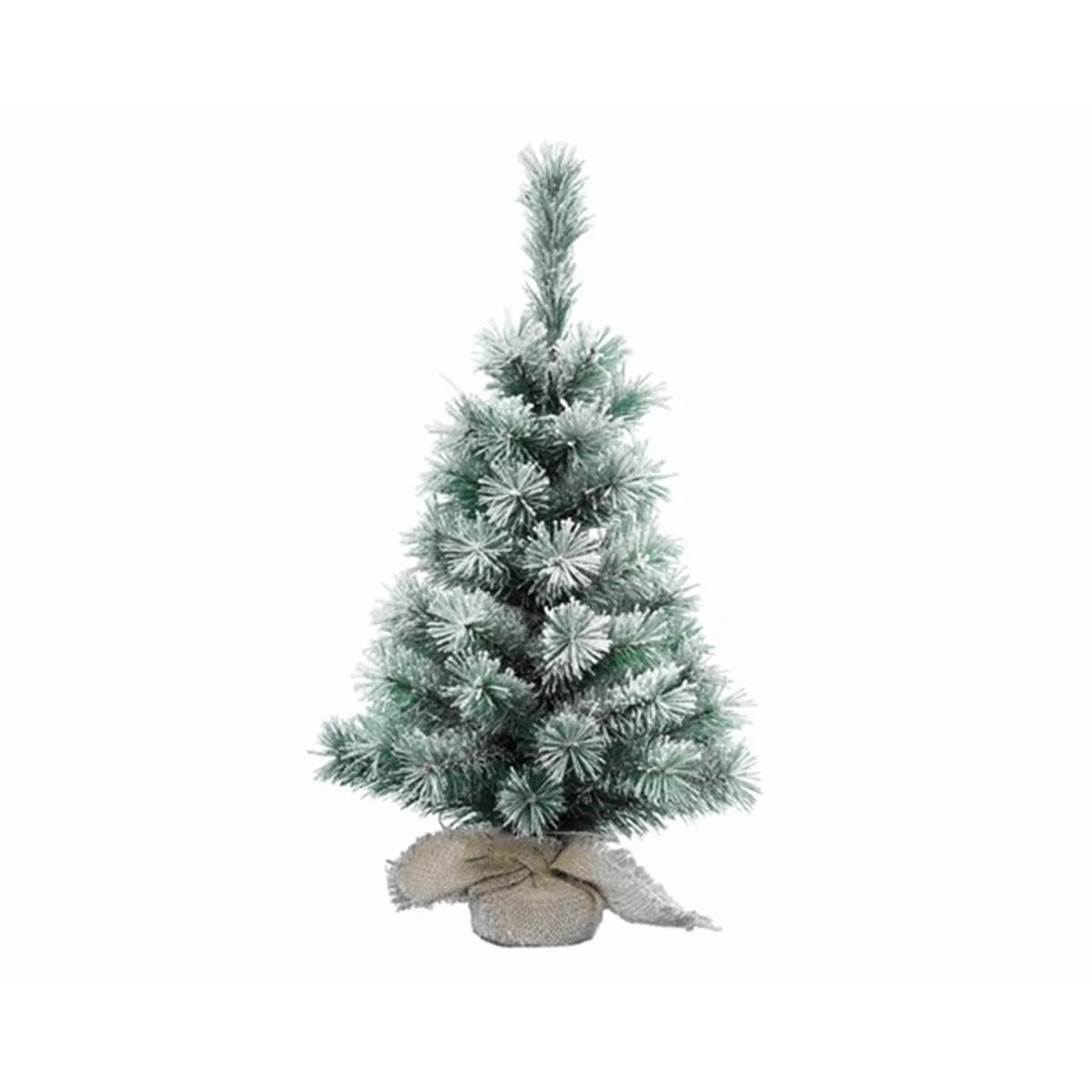 Vancouver kerstboom sneeuw voor binnen – 60cm – groen/wit