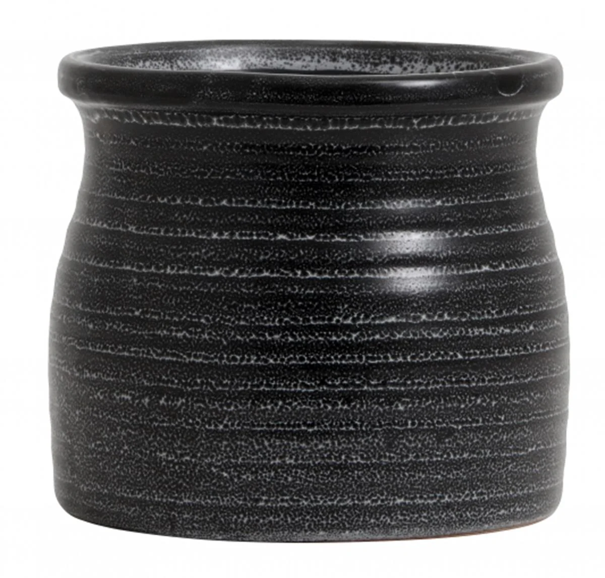 Nordal Lepelpot Small – Zwart Keramiek