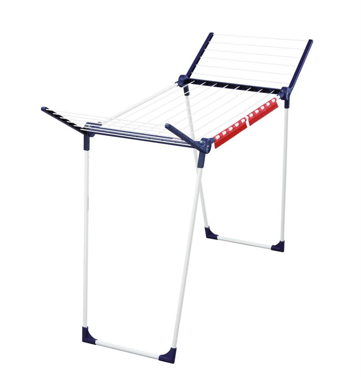 Leifheit Pegasus 150 Solid Slim Droogrek – Wit/Blauw