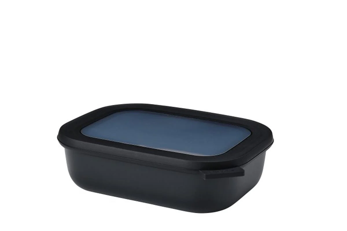 Mepal Multikom Cirqula Rechthoekig 1000 ML – Nordic Black
