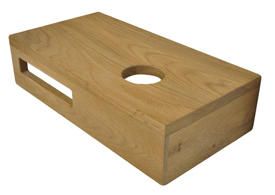 Eiken Planchet Fonteinplank Wiesbaden 40X21X10 Cm Rechts