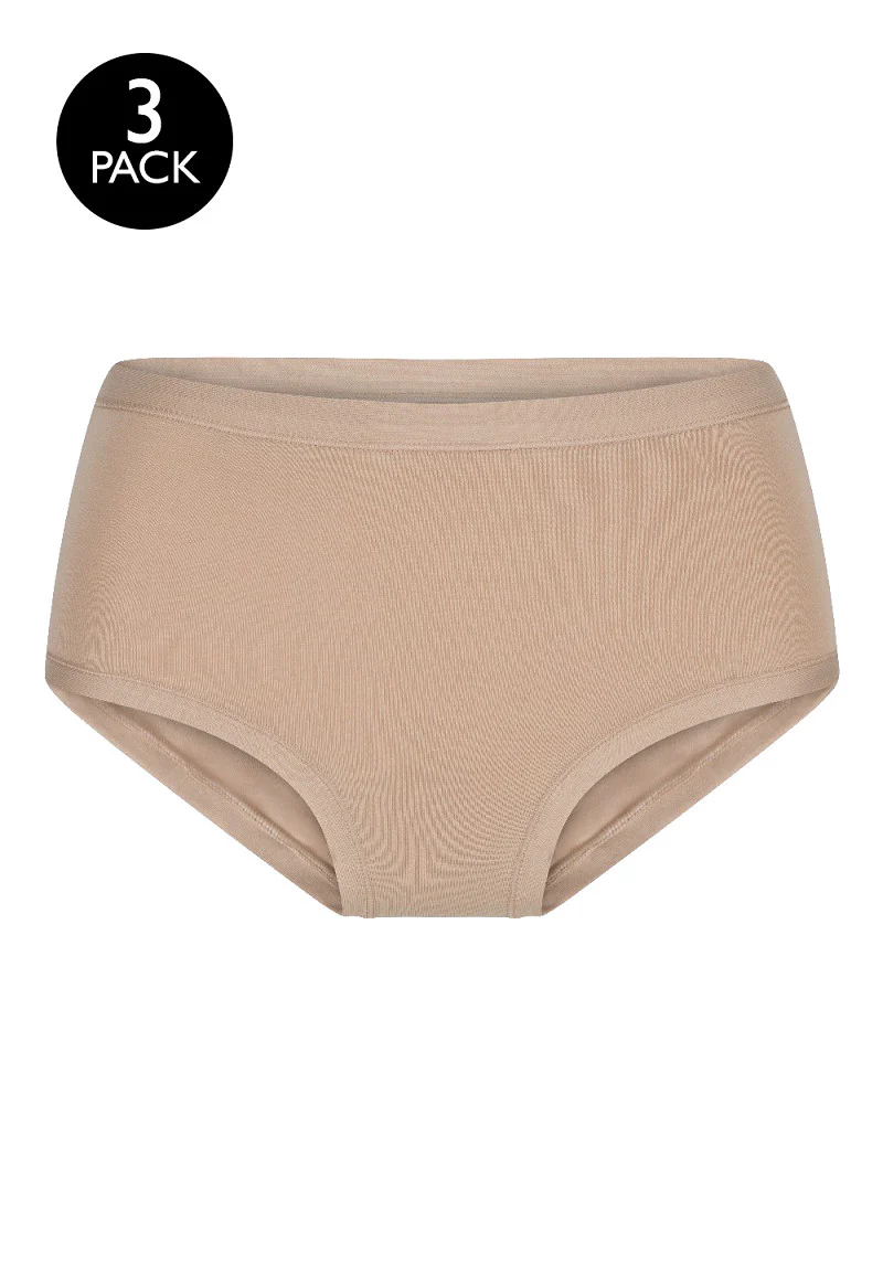 3-Pack Maxi Slip Blush