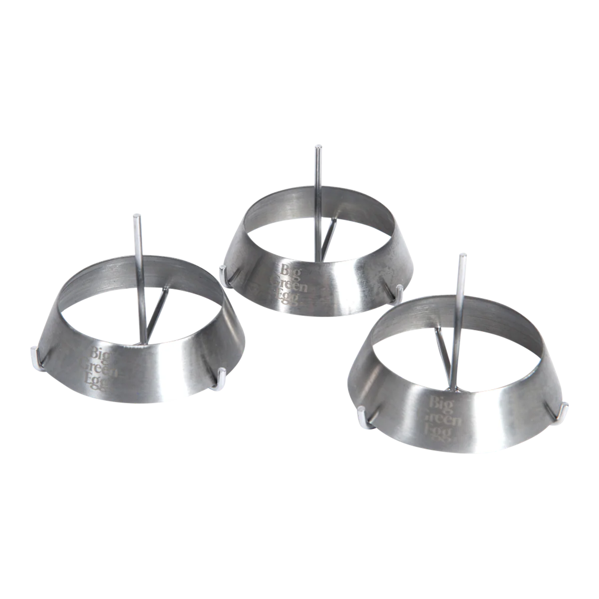 Big Green Egg Grill Rings RVS Ø8 cm – Set van 3