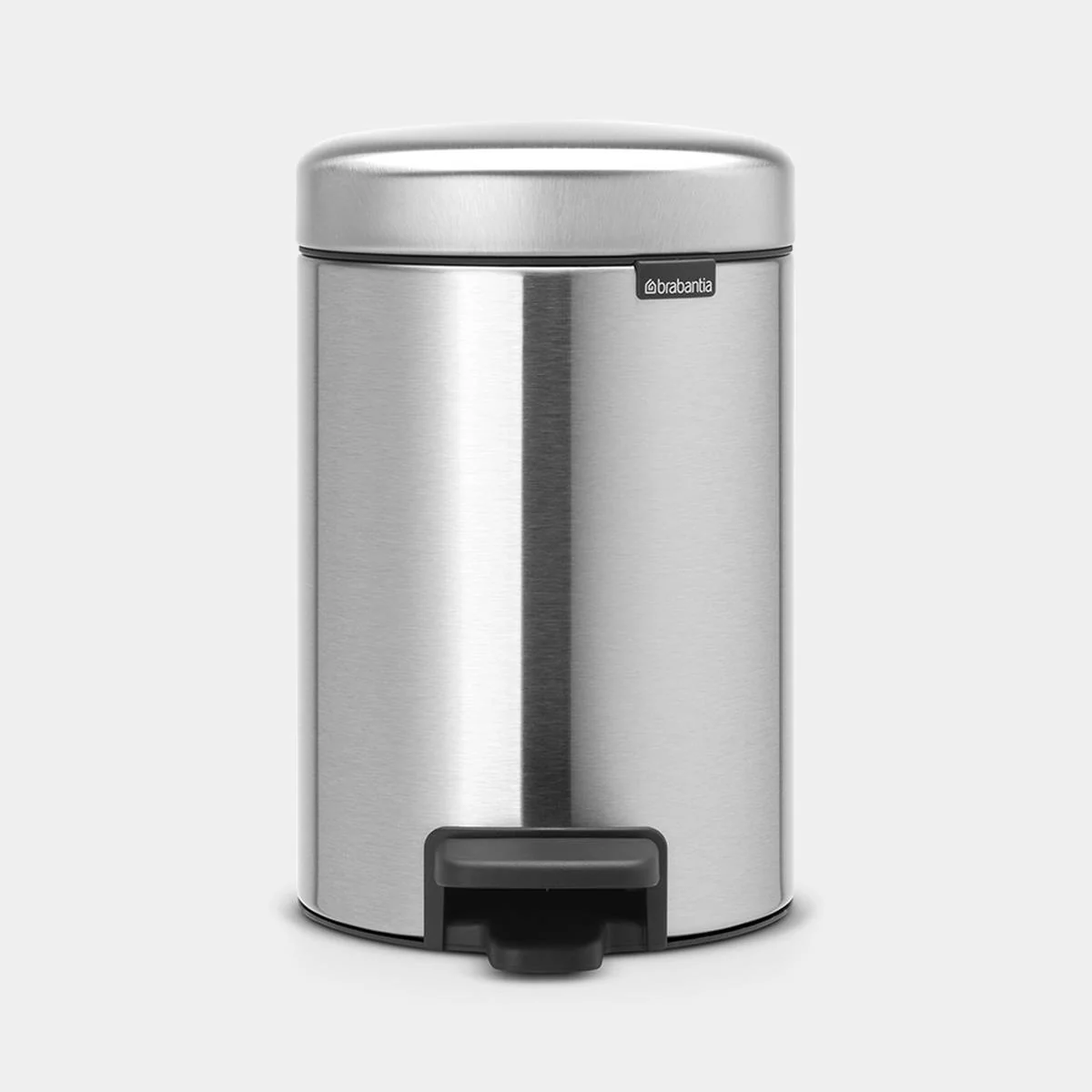 Brabantia Pedaalemmer newclon Matt Steel Fingerprint Proof – 3 L