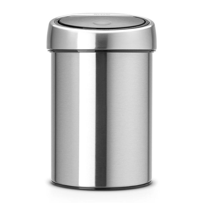Brabantia Touch Bin 3L – Matt Steel Fingerprint Proof
