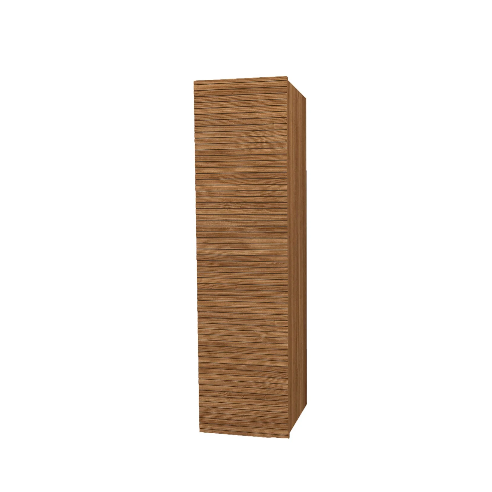 ALONI ELITE hoge badkamerkast – Horizontaal reliëf – Softclose