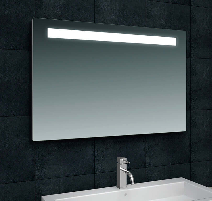 Tigris Spiegel Wiesbaden met LED Verlichting en Schakelaar 100x80x3 cm