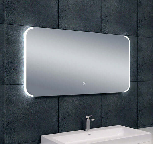 Wiesbaden Spiegel met Beugel, Dimbaar LED 60×120 cm