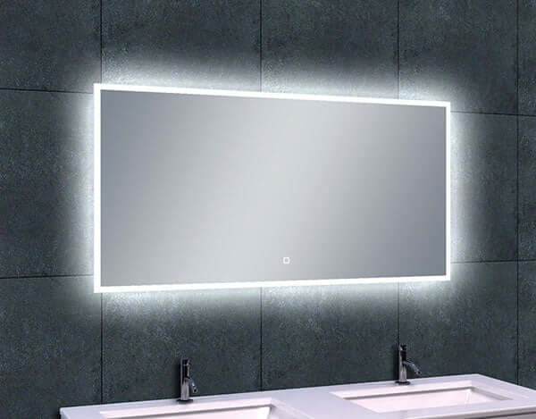 Quatro Spiegel Wiesbaden met dimbare LED-verlichting en condensvrij 120X60Cm