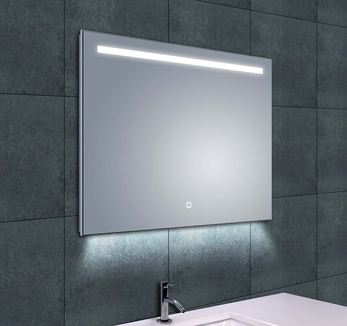 Ambi One Spiegel Wiesbaden met LED en condensvrij 80X60Cm