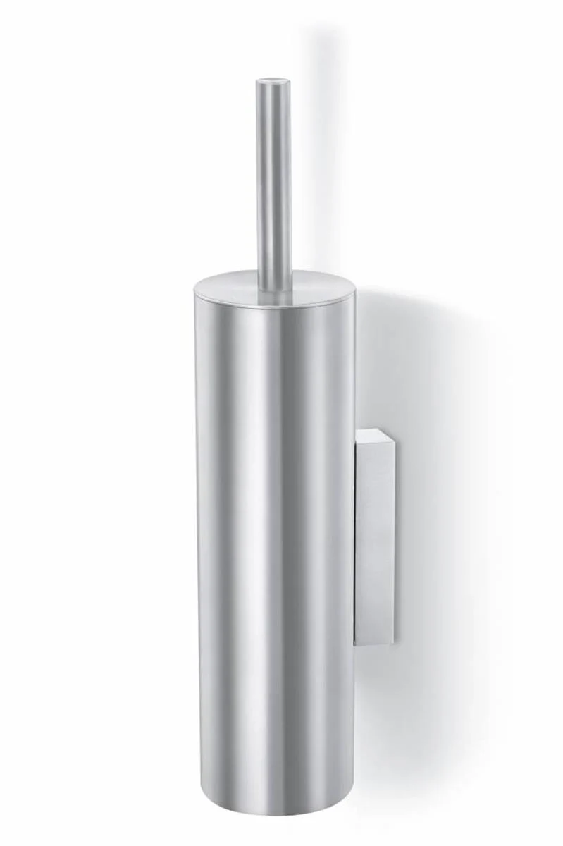 Zack Tubo Wand-toiletborstelset RVS, mat