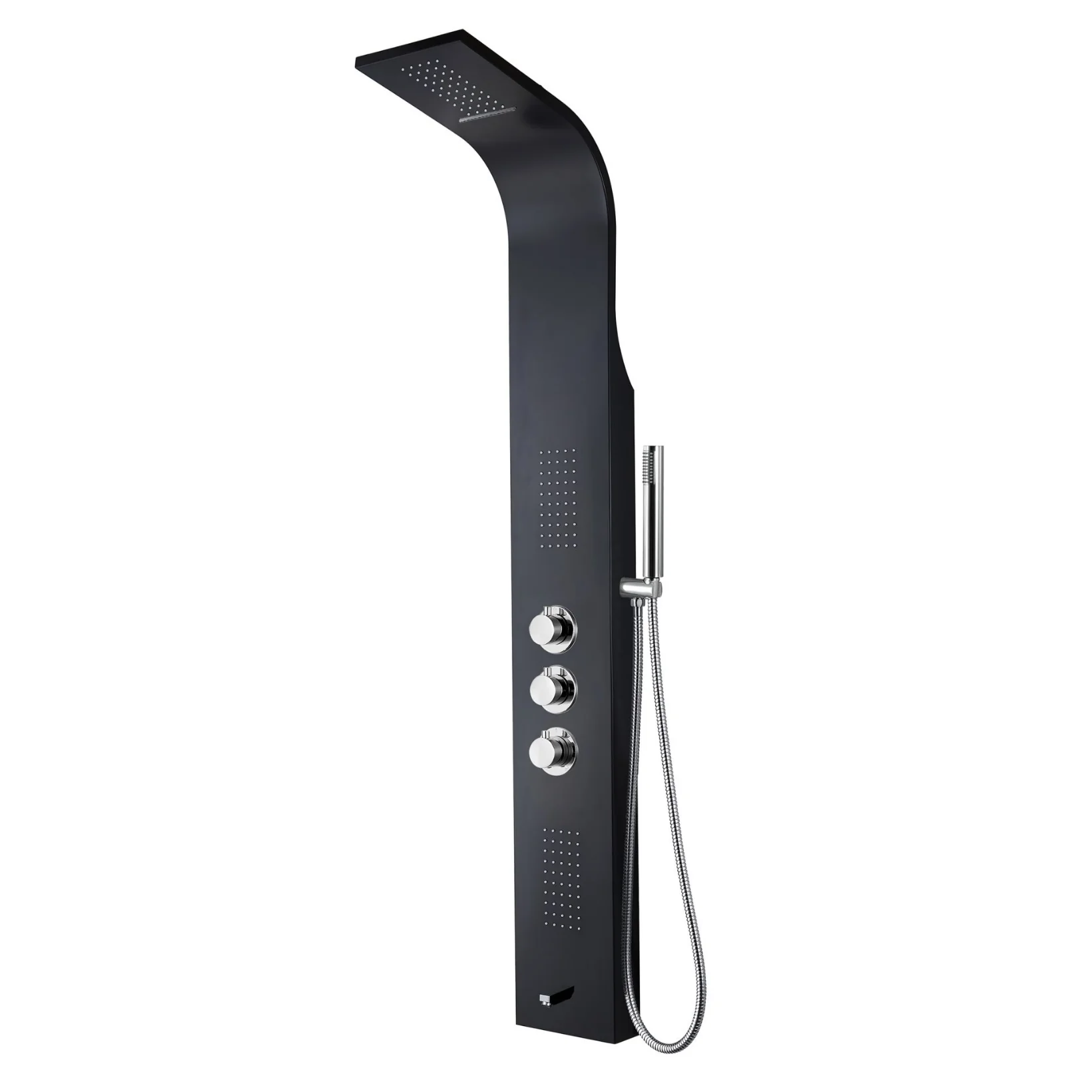 ALONI douchepaneel – thermostatisch met hand- en hoofddouche