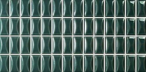 3D Bars Bevel Emerald Gloss 12,5×25