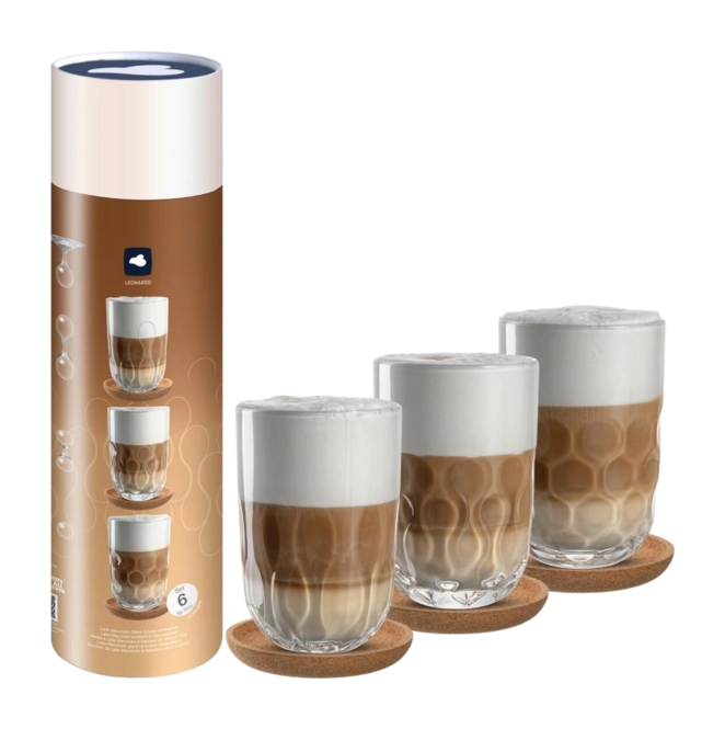 Leonardo Gocce Latte Macchiato Glazen set/3 – 390 ml
