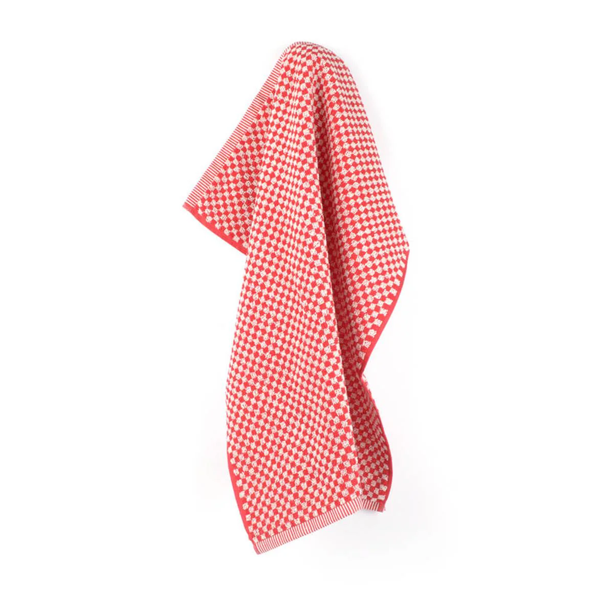 Bunzlau Castle Keukendoek Small Check Rood 53×60 cm