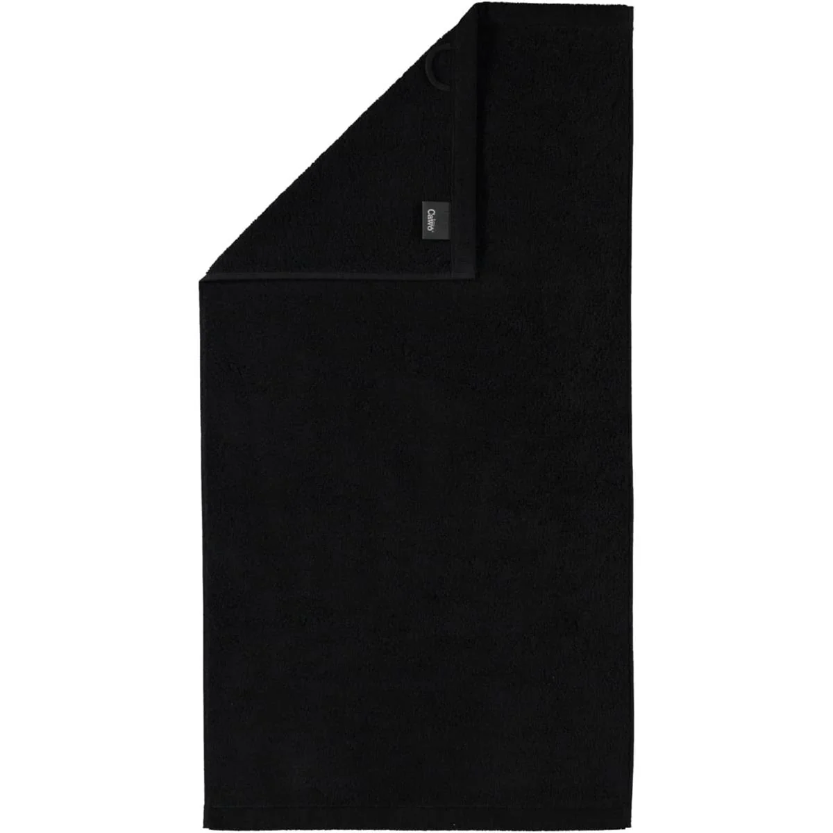 Cawö Life Style Uni Handdoek Zwart 50×100 cm