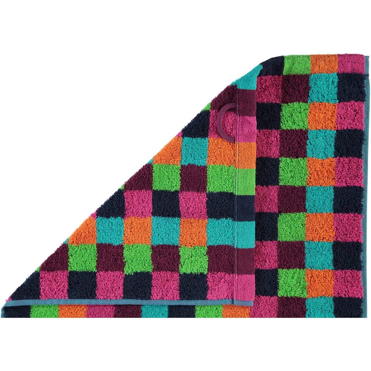Cawö Life Style Block gastendoek – multi donker 30×50 cm