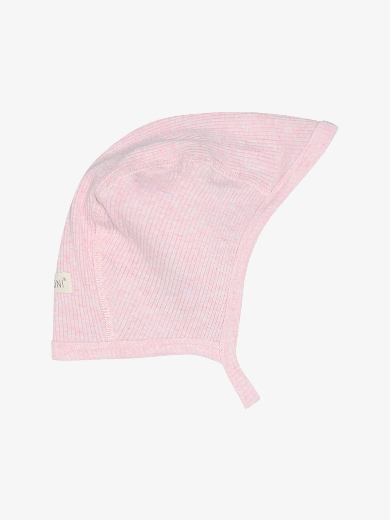 Baby mutsje – Helm mutsje – Modal/Katoen – Roze/Bleached Mauve Melange – Fixoni
