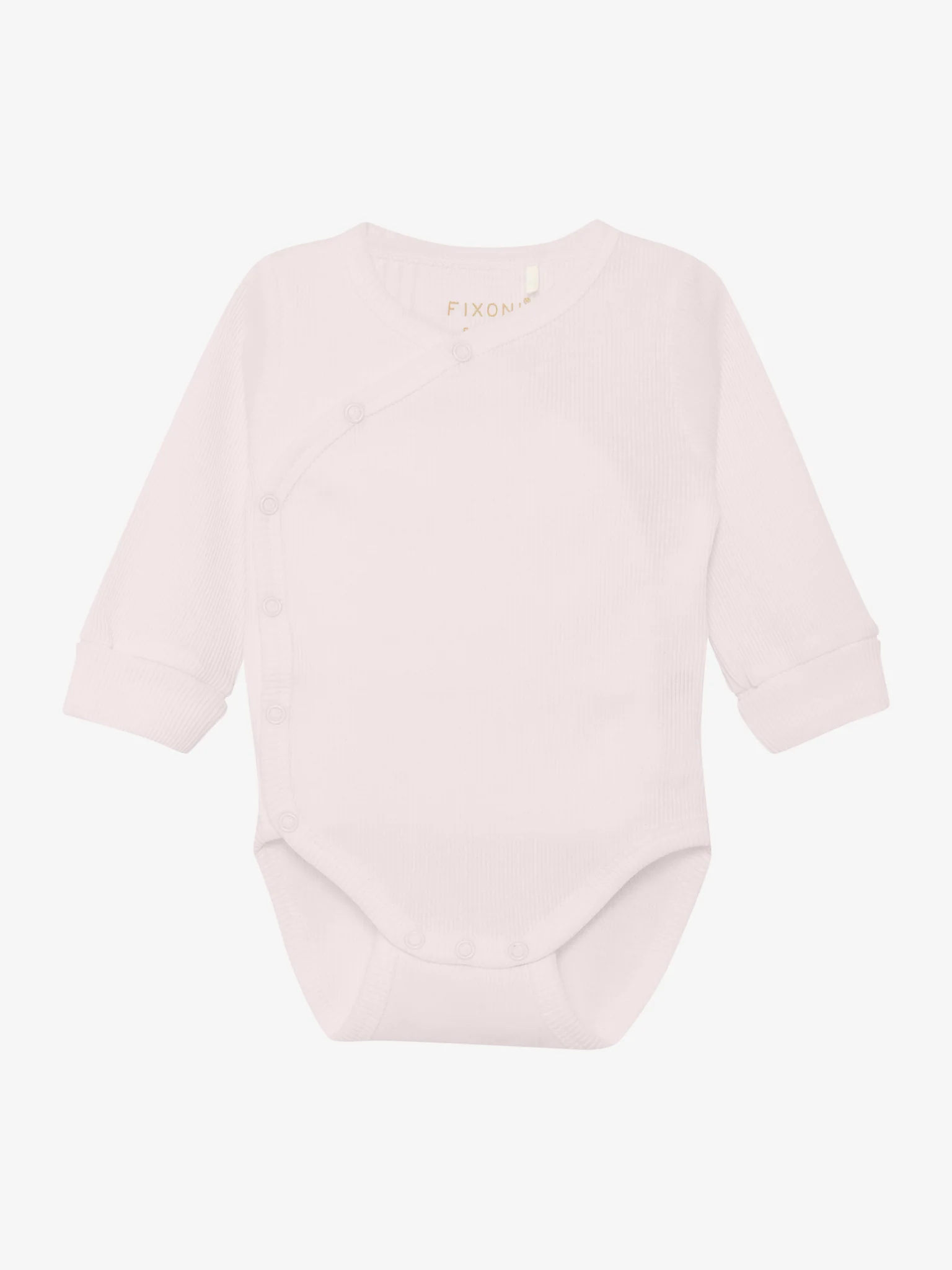 Overslagromper – Biologisch katoen – Wrap Body Long Sleeve – Hushed Violet – GOTS – Fixoni