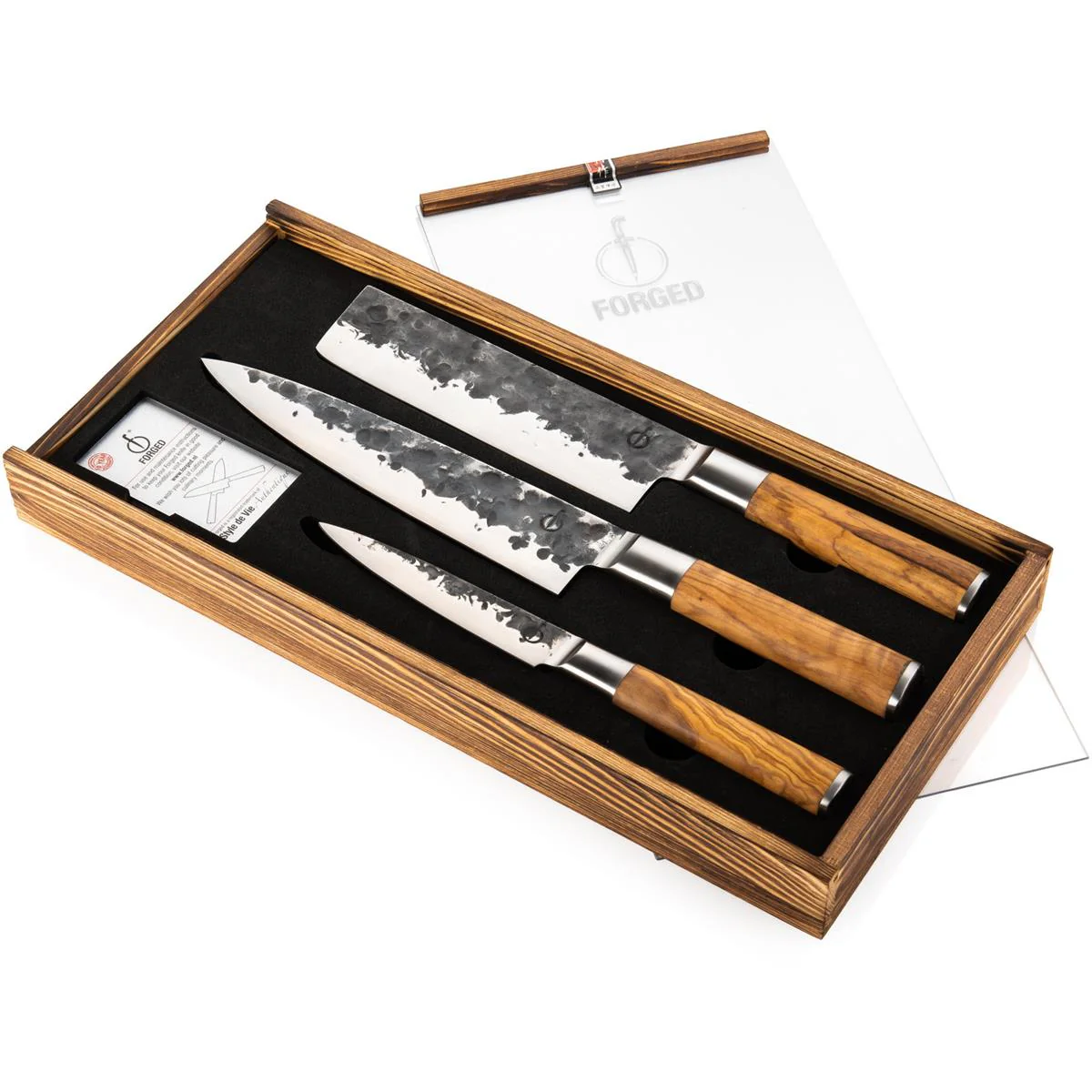 Forged Olive Messenset 3 Delig
